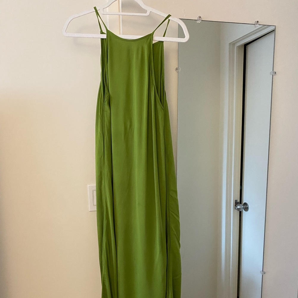 Green Zara maxi dress